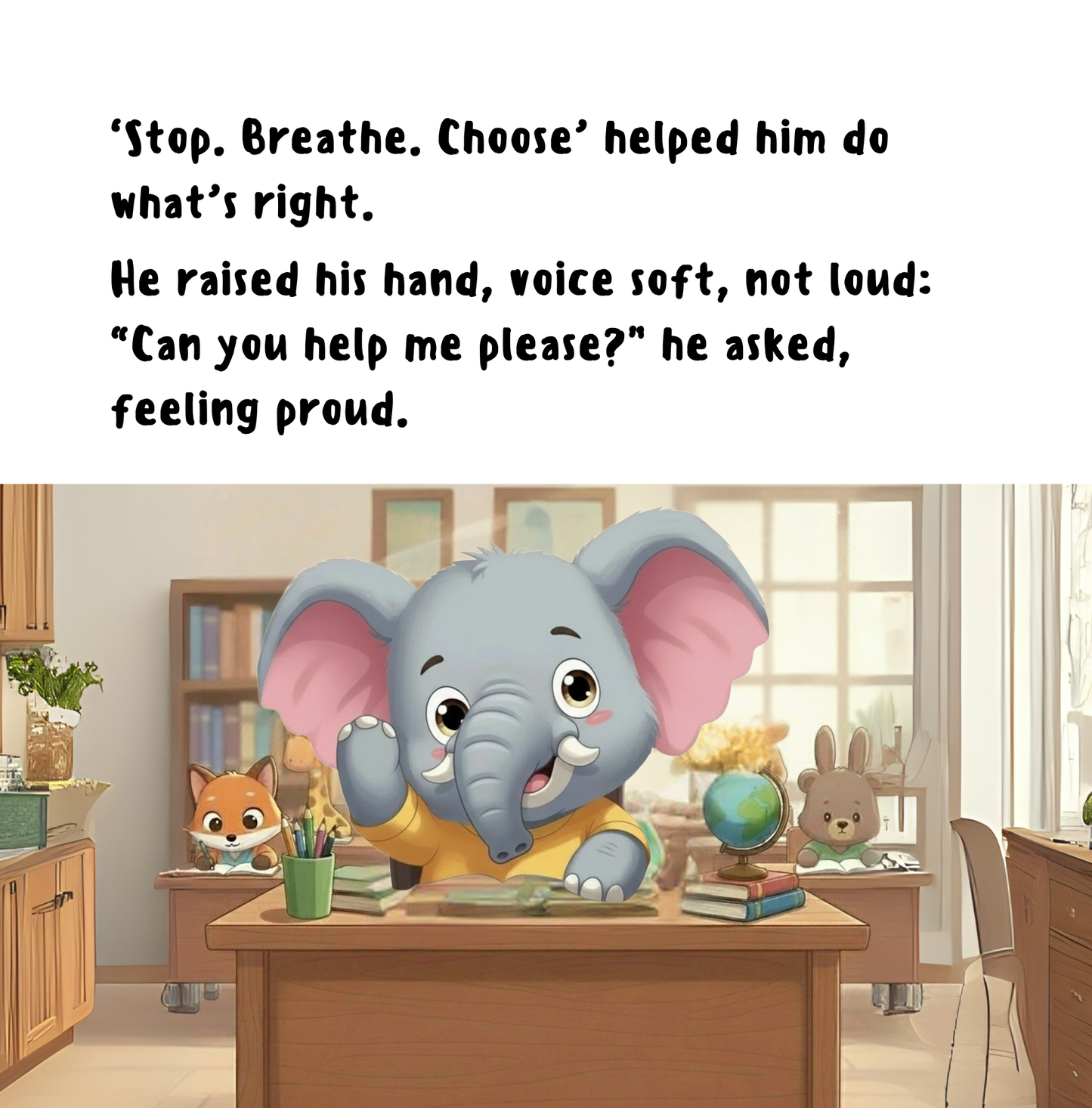 Sensei Shane says: Stop! Breathe! Choose!